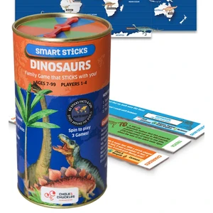 Smart Sticks Dinosaurs Fun Learning Family and Travel Game, Multi, MDF Smart Sticks Dinosaurs Fun Learning Family and Travel Game, Multi, MDF