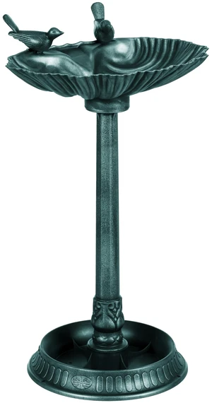 32 Inch Bird Bath with Pedestal Flower Planter Base, Decorative Birdbath Bird Feeder Bowl and Planter Decoration Yard 32 Inch Bird Bath with Pedestal Flower Planter Base, Decorative Birdbath Bird Feeder Bowl and Planter Decoration Yard