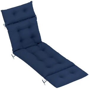 Patio Lounge Chair Cushion, Tufted Outdoor Chaise Lounge Cushion with Ties Chair Pad Replacement for Lawn Pool Deck Patio Lounge Chair Cushion, Tufted Outdoor Chaise Lounge Cushion with Ties Chair Pad Replacement for Lawn Pool Deck