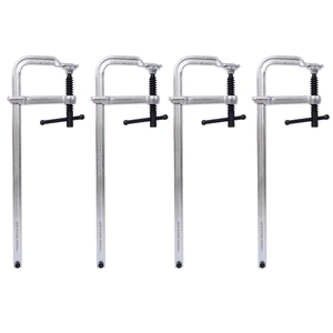 Bar Clamps Set, Drop Forged Steel Bar Clamps Steel for Welding Woodworking Metal Working DIY and Crafts 12 Inch 3 Bar Clamps Set, Drop Forged Steel Bar Clamps Steel for Welding Woodworking Metal Working DIY and Crafts 12 Inch 3