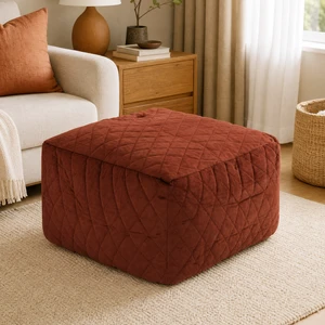 Storage Ottoman Cover with Bottom Zipper, Foldable Foot Rest Stool with Storage for Toys Towels Clothes Space Saving Storage Ottoman Cover with Bottom Zipper, Foldable Foot Rest Stool with Storage for Toys Towels Clothes Space Saving