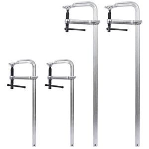 Bar Clamps Set, Drop Forged Steel Bar Clamps Steel for Welding Woodworking Metal Working DIY and Crafts 2 pcs 12 Inch Bar Clamps Set, Drop Forged Steel Bar Clamps Steel for Welding Woodworking Metal Working DIY and Crafts 2 pcs 12 Inch