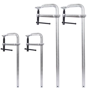Bar Clamps Set, Drop Forged Steel Bar Clamps Steel for Welding Woodworking Metal Working DIY and Crafts 2 pcs 12 Inch Bar Clamps Set, Drop Forged Steel Bar Clamps Steel for Welding Woodworking Metal Working DIY and Crafts 2 pcs 12 Inch