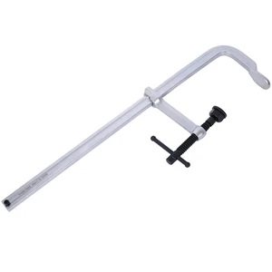 Heavy Duty Clamp, Removable Swivel Pad Throat Clamp 5 Heavy Duty Bar for Welding, Silver, Steel Heavy Duty Clamp, Removable Swivel Pad Throat Clamp 5 Heavy Duty Bar for Welding, Silver, Steel