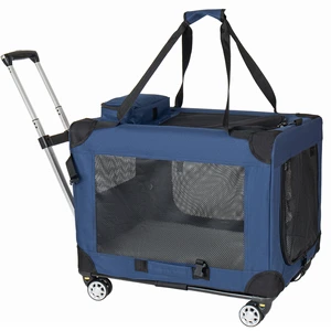2, 24 Inch Collapsible Travel Dog Crate for Medium Large Dogs Rolling Pet Carrier with Wheels 3 Door Portable Folding 2, 24 Inch Collapsible Travel Dog Crate for Medium Large Dogs Rolling Pet Carrier with Wheels 3 Door Portable Folding