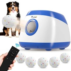 Paw Hut Automatic Dog Ball Launcher, Rechargeable Dog Ball Thrower with Remote Control Adjustable Distance 40 ft 60 ft Paw Hut Automatic Dog Ball Launcher, Rechargeable Dog Ball Thrower with Remote Control Adjustable Distance 40 ft 60 ft
