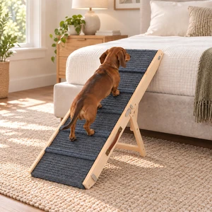 Dog Stairs, Dog Ramp for Bed Stairs for Small Dogs Ramp Steps for Bed Adjustable Heights Inchx 19.7 Inch Wide Surface Dog Stairs, Dog Ramp for Bed Stairs for Small Dogs Ramp Steps for Bed Adjustable Heights Inchx 19.7 Inch Wide Surface