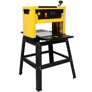 13 Inch Benchtop Thickness Planer with Stand, High Power Planer Dust Port Rpm Motor for Woodworking Projects, Yellow 13 Inch Benchtop Thickness Planer with Stand, High Power Planer Dust Port Rpm Motor for Woodworking Projects, Yellow