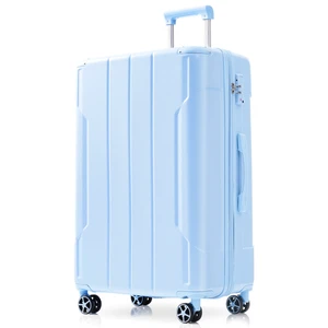 Hardshell Luggage, Lightweight ABS Suitcases with Double Wheels Expandable 28 Inch Checked Luggage Skyblue, Sky Blue Hardshell Luggage, Lightweight ABS Suitcases with Double Wheels Expandable 28 Inch Checked Luggage Skyblue, Sky Blue