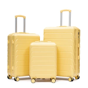 3 Piece Luggage Set 20 24 28 Inch, ABS Hardshell New Upgraded Iron Handle Combination Lock 360° Spinner Wheels Side 3 Piece Luggage Set 20 24 28 Inch, ABS Hardshell New Upgraded Iron Handle Combination Lock 360° Spinner Wheels Side