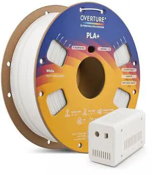 High Speed PLA+ 3D Printer Filament 1.75mm, Upgraded Rapid PLA 2.0 with Enhanced Toughness & Stability, 1kg Spool (2.2lbs) Fit Most FDM 3D Printers (White) High Speed PLA+ 3D Printer Filament 1.75mm, Upgraded Rapid PLA 2.0 with Enhanced Toughness & Stability, 1kg Spool (2.2lbs) Fit Most FDM 3D Printers (White)