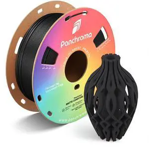 Panchroma Matte PLA Filament 1.75mm, 1kg, Charcoal Black Panchroma Matte PLA Filament 1.75mm, 1kg, Charcoal Black