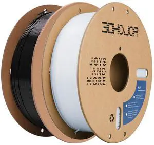 PLA Filament 1.75mm,3D Printer Filament,1kg*2 Cardboard Spool, Fit Most FDM 3D Printer,Dimensional Accuracy +/- 0.03 mm,Vacuum Packaging-Black+Cold White 2Pack PLA Filament 1.75mm,3D Printer Filament,1kg*2 Cardboard Spool, Fit Most FDM 3D Printer,Dimensional Accuracy +/- 0.03 mm,Vacuum Packaging-Black+Cold White 2Pack