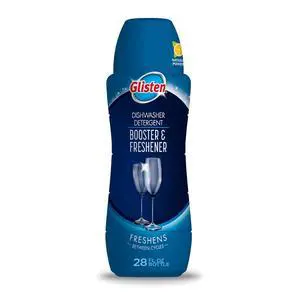 Dishwasher Detergent Booster & Freshener, Lemon Scent, 28 oz Bottle Dishwasher Detergent Booster & Freshener, Lemon Scent, 28 oz Bottle