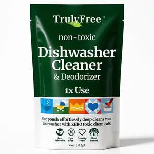 Natural Dishwasher Cleaner - Dish Washer Machine Descaler, Fights Grease & Limescale, Hard Water Stain Remover, Smell Eliminator for Clean Dishwashers - Lemon Fresh Scent, 4 oz (Pack of 1) Natural Dishwasher Cleaner - Dish Washer Machine Descaler, Fights Grease & Limescale, Hard Water Stain Remover, Smell Eliminator for Clean Dishwashers - Lemon Fresh Scent, 4 oz (Pack of 1)