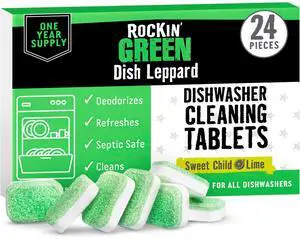 Deep Cleaning and Deodorizing Tablets for Dishwashers, Washing Machines, and Garbage Disposals, Removes Odor and Residue (Dishwasher Cleaning Tablets, 24 Pack) Deep Cleaning and Deodorizing Tablets for Dishwashers, Washing Machines, and Garbage Disposals, Removes Odor and Residue (Dishwasher Cleaning Tablets, 24 Pack)