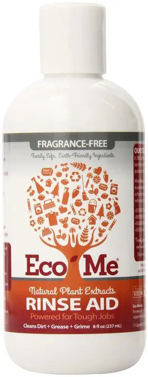 Auto Dish Rinse Aid, Clear, Fragrance Free, 8 Fl Oz Auto Dish Rinse Aid, Clear, Fragrance Free, 8 Fl Oz