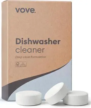 Dishwasher Cleaner Tablets, 12 Count - Deep Clean Descaler for Hard Water, Limescale and Odor - Enzyme and Oxygen-Powered Formula with Plant-Based Softeners, FSC-Certified Kraft Packaging Dishwasher Cleaner Tablets, 12 Count - Deep Clean Descaler for Hard Water, Limescale and Odor - Enzyme and Oxygen-Powered Formula with Plant-Based Softeners, FSC-Certified Kraft Packaging