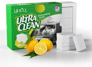Dishwasher Detergent Tablets 100% Plastic-Free Pure Natural Plant-Based Solid Dishwashing Detergent Tablet Removes Oil and Coffee Stains Fresh Lemon Fragrance Enhances Luster of Tableware 36 Pack Dishwasher Detergent Tablets 100% Plastic-Free Pure Natural Plant-Based Solid Dishwashing Detergent Tablet Removes Oil and Coffee Stains Fresh Lemon Fragrance Enhances Luster of Tableware 36 Pack