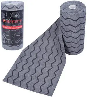 Microfiber Cleaning Cloths Roll 50-Pack Reusable Paper Towels for Car Wash Supplies Ultra Absorbent Kitchen Dish Rags House Window Cleaning Cloths Lint Free Tear Away (Navy Blue Wave Pattern) Microfiber Cleaning Cloths Roll 50-Pack Reusable Paper Towels for Car Wash Supplies Ultra Absorbent Kitchen Dish Rags House Window Cleaning Cloths Lint Free Tear Away (Navy Blue Wave Pattern)