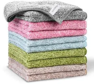 10 Pack Premium Washcloths, Highly Absorbent and Super Soft Face Towels 10 Pack Premium Washcloths, Highly Absorbent and Super Soft Face Towels