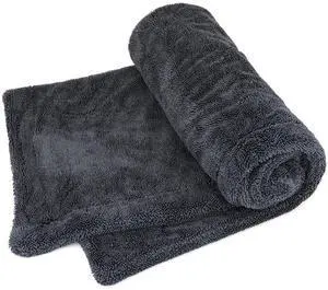 1200GSM Microfiber Car Drying Towel, Double-Twist Loop, Ultra-Absorbent, Quick-Dry, Lint- & Streak-Free, Scratch-Safe, for Car Wash & Detailing (1 Pack) (Dark Grey, 16" x 24") 1200GSM Microfiber Car Drying Towel, Double-Twist Loop, Ultra-Absorbent, Quick-Dry, Lint- & Streak-Free, Scratch-Safe, for Car Wash & Detailing (1 Pack) (Dark Grey, 16" x 24")