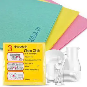 12 Pack Large German Universal Household Towels, Ultra Soft Absorbent Reusable Cleaning 3 Color Dishcloths Drying Non-Woven Machine Washable Fabric 15 x 15 in, Cleaning Home Kitchen Pets Polish 12 Pack Large German Universal Household Towels, Ultra Soft Absorbent Reusable Cleaning 3 Color Dishcloths Drying Non-Woven Machine Washable Fabric 15 x 15 in, Cleaning Home Kitchen Pets Polish