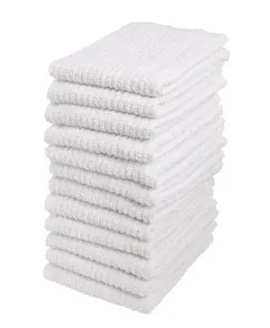 Dish Cloths, 12"x12" Dish Rags, 100% Cotton Kitchen Towels, 12 Pack Dish Cloths, 12"x12" Dish Rags, 100% Cotton Kitchen Towels, 12 Pack