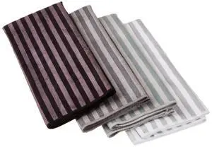 Cleaning Collection Multi-Purpose Microfiber, Gray Stripes, Dishtowel Set Cleaning Collection Multi-Purpose Microfiber, Gray Stripes, Dishtowel Set