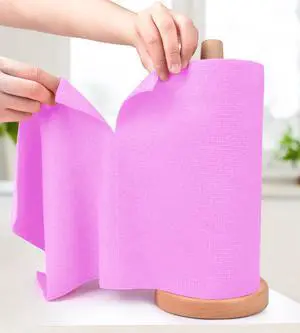 Microfiber Cleaning Cloth Roll - Tear-Away Reusable Microfiber Paper Towels, Lint-Free, Washable, 20 Sheets for Kitchen, Car, Dishes, and Sensitive Surfaces (Light Purple) Microfiber Cleaning Cloth Roll - Tear-Away Reusable Microfiber Paper Towels, Lint-Free, Washable, 20 Sheets for Kitchen, Car, Dishes, and Sensitive Surfaces (Light Purple)