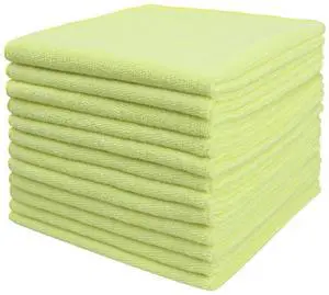 Microfiber Cleaning Cloth, 16in*16in, 12 Pack Ultra-Thick Cleaning Rags, Super Absorbent, Lint Free & Streak Free Cleaning Towels for Car, House, Kitchen, Office Microfiber Cleaning Cloth, 16in*16in, 12 Pack Ultra-Thick Cleaning Rags, Super Absorbent, Lint Free & Streak Free Cleaning Towels for Car, House, Kitchen, Office