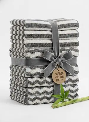Premium Modern Bamboo Microfiber Cleaning Washcloths Ultra-Absorbent & Odor-Free Kitchen Rags Non-Scratch, Quick-Dry Washcloths, 11.5 x 11.5 inch (Pack of 9). Premium Modern Bamboo Microfiber Cleaning Washcloths Ultra-Absorbent & Odor-Free Kitchen Rags Non-Scratch, Quick-Dry Washcloths, 11.5 x 11.5 inch (Pack of 9).