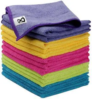 Microfiber Cleaning Cloth 210GSM High Density, 15 Pack Reusable Cleaning Towels, Ultra Soft Non Abrasive Multipurpose Cleaning Rags for Car Glass Kitchen Bathroom,11.5"x11.5" Microfiber Cleaning Cloth 210GSM High Density, 15 Pack Reusable Cleaning Towels, Ultra Soft Non Abrasive Multipurpose Cleaning Rags for Car Glass Kitchen Bathroom,11.5"x11.5"
