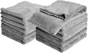 Baby Washcloths 12 Pack 12x12 Inches Microfiber Coral Fleece Extra Absorbent and Soft for Newborns, Infants and Toddlers-Grey Baby Washcloths 12 Pack 12x12 Inches Microfiber Coral Fleece Extra Absorbent and Soft for Newborns, Infants and Toddlers-Grey