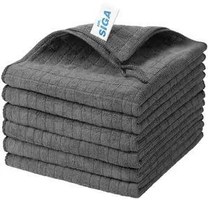 Microfiber Cleaning Cloths, All Purpose Cleaning Towels, Pack of 6 Microfiber Cleaning Cloths, All Purpose Cleaning Towels, Pack of 6