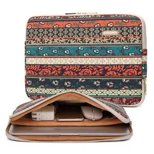 Canvas Water-Resistant 14 Inch Laptop Sleeve case for 14.1inch Notebook Compute (14-14.1 inch, Red Bohemia) Canvas Water-Resistant 14 Inch Laptop Sleeve case for 14.1inch Notebook Compute (14-14.1 inch, Red Bohemia)