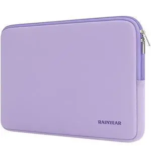 14 inch Laptop Sleeve Case Soft Padded Carrying Bag, Purple 14 inch Laptop Sleeve Case Soft Padded Carrying Bag, Purple