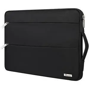 14 15 Inch Laptop Sleeve Case, Waterproof Computer Bag Cover Compatible with MacBook Air 15 M2/M3/M4 2022-2025, MacBook Pro 15, Hp chromebook 14, 14-15 Dell Lenovo Acer Asus, Black 14 15 Inch Laptop Sleeve Case, Waterproof Computer Bag Cover Compatible with MacBook Air 15 M2/M3/M4 2022-2025, MacBook Pro 15, Hp chromebook 14, 14-15 Dell Lenovo Acer Asus, Black