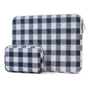 13-14 inch Laptop Case, 13.3 inch Puffy Laptop Sleeve, Blue&Sand Grid 13-14 inch Laptop Case, 13.3 inch Puffy Laptop Sleeve, Blue&Sand Grid