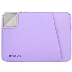 13.3 Inch Laptop Sleeve Padded Case Cover with Pocket, Purple 13.3 Inch Laptop Sleeve Padded Case Cover with Pocket, Purple