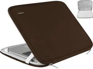 Laptop Sleeve Bag 14 inch, Shockproof Protective Computer Cover Flip Case Briefcase Carrying Bag Compatible with 14" HP, Lenovo, Asus, Acer, Notebook, Chromebook Computer, Brown Laptop Sleeve Bag 14 inch, Shockproof Protective Computer Cover Flip Case Briefcase Carrying Bag Compatible with 14" HP, Lenovo, Asus, Acer, Notebook, Chromebook Computer, Brown
