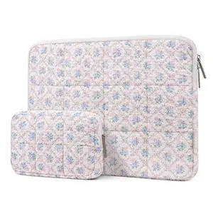 13-14 inch Laptop Case, 13.3 inch Puffy Laptop Sleeve, Floral Grid 13-14 inch Laptop Case, 13.3 inch Puffy Laptop Sleeve, Floral Grid