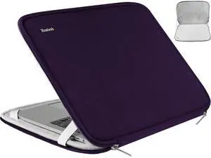 Laptop Sleeve Case 14 inch, Shockproof Protective Computer Cover Flip Case Briefcase Carrying Bag Compatible with 14" HP, Lenovo, Asus, Acer, Notebook, Chromebook Computer, Dark Purple Laptop Sleeve Case 14 inch, Shockproof Protective Computer Cover Flip Case Briefcase Carrying Bag Compatible with 14" HP, Lenovo, Asus, Acer, Notebook, Chromebook Computer, Dark Purple