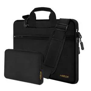 Laptop Shoulder Bag 13-14 inch Shockproof Water-Resistant HandBag with Small Case Compatible with MacBook Pro/Neo 14" M5/M4/M3/M2/M1, Mac Air/Pro 13.3", XPS 13/14, Most 13"-14" PC,Black Laptop Shoulder Bag 13-14 inch Shockproof Water-Resistant HandBag with Small Case Compatible with MacBook Pro/Neo 14" M5/M4/M3/M2/M1, Mac Air/Pro 13.3", XPS 13/14, Most 13"-14" PC,Black
