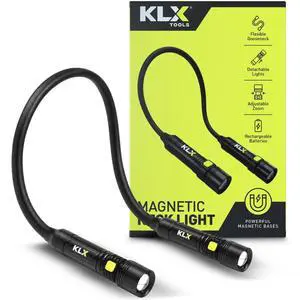 Magnetic Neck Light - Hands-Free Detachable Zoomable Magnet Flashlight, Rechargeable Book Light, Flexible Neck Work Lamp for Reading, Camping, Repairing, Mechanics, DIY Magnetic Neck Light - Hands-Free Detachable Zoomable Magnet Flashlight, Rechargeable Book Light, Flexible Neck Work Lamp for Reading, Camping, Repairing, Mechanics, DIY