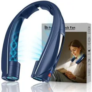 Hand Free Portable Neck Fan with LED Book Light for Men & Women Hand Free Portable Neck Fan with LED Book Light for Men & Women
