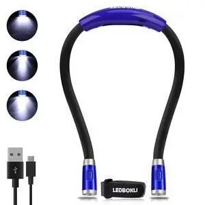 Neck Reading Light,Rechargeable Book Light for Reading in Bed Neck Reading Light,Rechargeable Book Light for Reading in Bed