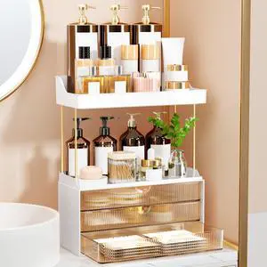 Arcylic 5-Tier Makeup & Skincare Organizer for Vanity, Bath Arcylic 5-Tier Makeup & Skincare Organizer for Vanity, Bath