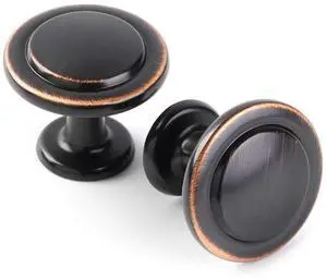 10 Pack Oil Rubbed Bronze Cabinet Knobs Pull Round Single Hole 1960 10 Pack Oil Rubbed Bronze Cabinet Knobs Pull Round Single Hole 1960