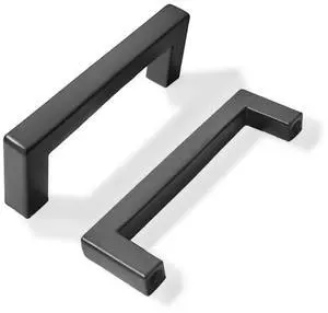 10 Pack 3 inch Center to Center Solid Black Cabinet Pulls Square Bar Drawer Handles Cabinet Handles Matte Black Drawer Pulls Kitchen Cabinet Hardware 10 Pack 3 inch Center to Center Solid Black Cabinet Pulls Square Bar Drawer Handles Cabinet Handles Matte Black Drawer Pulls Kitchen Cabinet Hardware